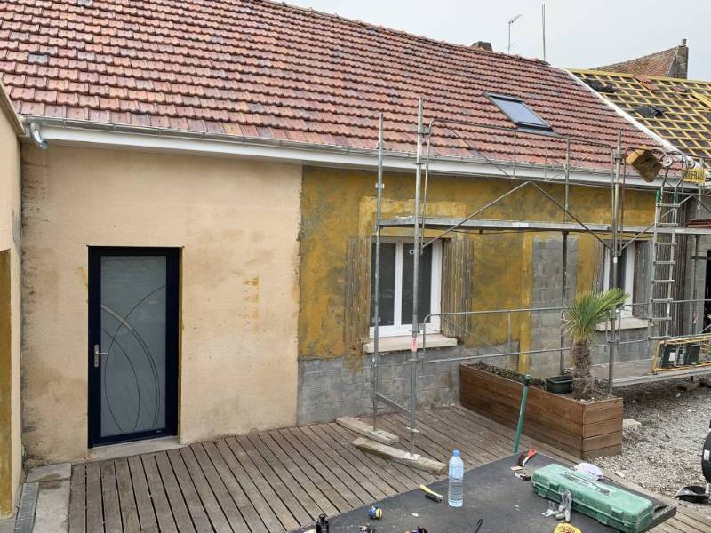 Ravalement aspect pierre, Angy 60250
