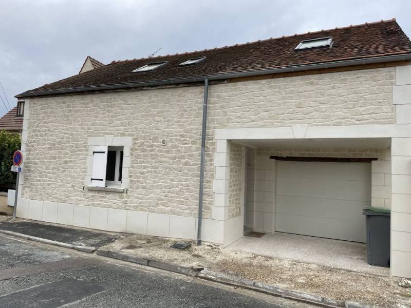 Ravalement déco pierre, enduit à la chaux, 60250 Balagny sur Thérain, Oise 60