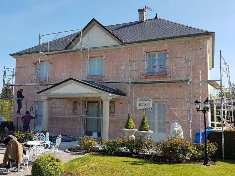 Ravalement style pierre de taille Beauvais Auneuil 