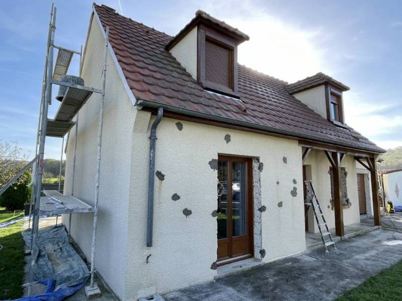 Décoration déco pierre, enduit gratté fin, ravalement 60200 Compiègne 